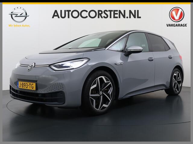 Volkswagen ID.3 First Plus 62kWh Navi-Pro Adap.Cruise Camera Matrix led 19" Ecc Apple Carplay Android Auto SOH 86% Stoel+Stuurverwarming Lmv Privacy Glas Keyless Rijstrooksensor 1e Eigenaar Origineel Nederlandse Auto
