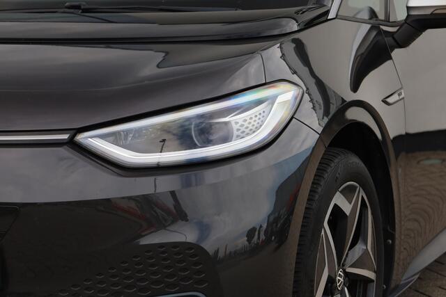 Volkswagen ID.3 First Plus 58 kWh 204PK / 150kW, NL auto, 1e eigenaar nieuw door ons geleverd en onderhouden, LED Matrix (IQ.Lights), keyless start & entry, achteruitrijcamera (rear view), parkeersensoren voor en achter (pdc), stoel- en stuurwiel verwarming, adaptieve cr
