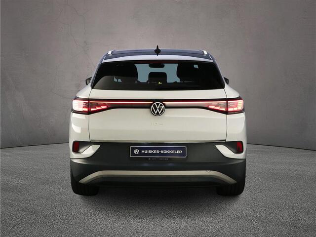 Volkswagen ID.4 1st Max 204pk Automaat Adaptive cruise control, Panoramadak, 360 camera, LED matrix koplampen, Achteruitrijcamera, Navigatie, Stoelverwarming, Elektrische achterklep, Stuurwiel verwarmd