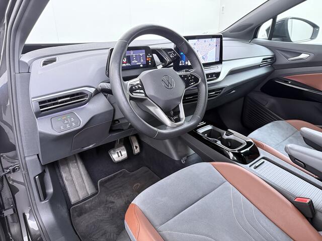 Volkswagen ID.4 204PK First 77kWh SOH 90% Leer/Alcantara Adap.Cruise Camera Apple Carplay Android Navi Ecc Pdc-a+v Lmv 20" Stoel+Stuurverwarming Led Bordherkenning Voor-Klimatisering Semi-Autopilot App-Connect E-sound Front-Assist Origineel Nederlandse Auto