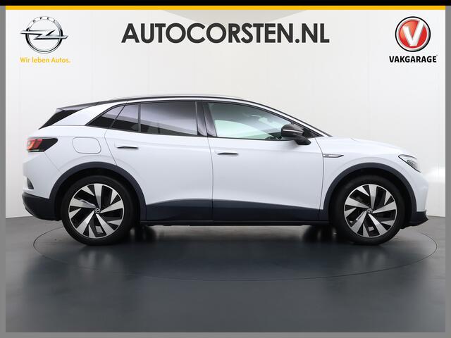 Volkswagen ID.4 204pk First 77kWh SOH 90% Leer/Alcantara Adap.Cruise Navi Ecc Camera Apple Carplay Android Pdc Lmv 20" Stoelverwarming Led Bordherkenning Voor-Klimatisering App-Connect E-sound Front-Assist Origineel Nederlandse Auto Zeer Compleet 1e eigenaar