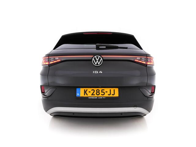 Volkswagen ID.4 First Max 77 kWh [ 3-Fase ] {SOH-81%} (INCL.BTW) Aut. *PANO | HEAD-UP | LEATHER-FABRIC | FULL-LED | MEMORY-PACK | TOP-VIEW | BLIND-SPOT | HEATED-SPORTSEATS | DIGI-COCKPIT | DAB+ | 19''ALU*