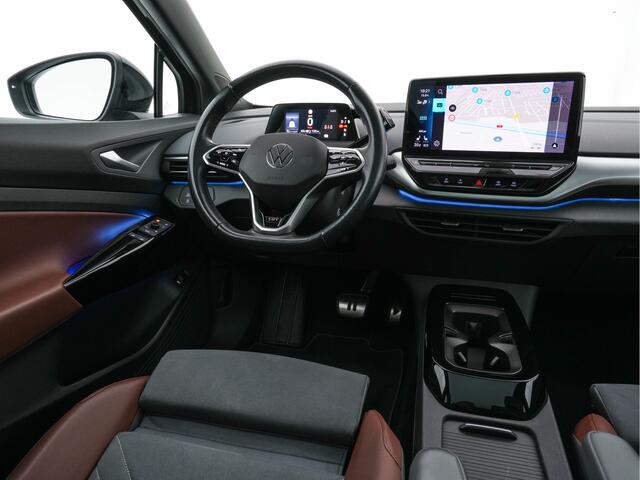 Volkswagen ID.4 First Max 77 kWh [ 3-Fase ] {SOH-81%} (INCL.BTW) Aut. *PANO | HEAD-UP | LEATHER-FABRIC | FULL-LED | MEMORY-PACK | TOP-VIEW | BLIND-SPOT | HEATED-SPORTSEATS | DIGI-COCKPIT | DAB+ | 19''ALU*