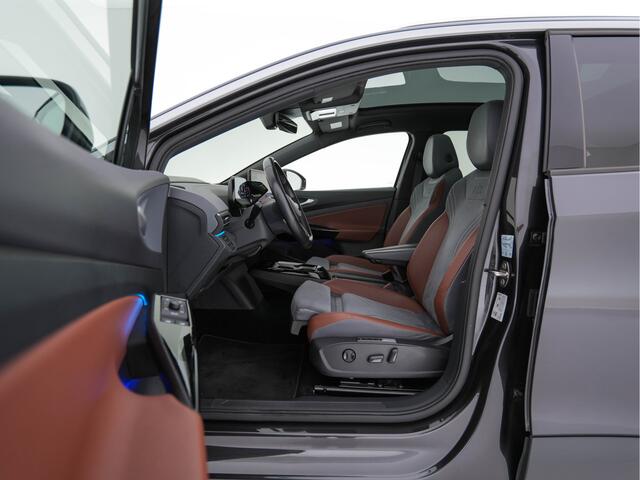Volkswagen ID.4 First Max 77 kWh [ 3-Fase ] {SOH-81%} (INCL.BTW) Aut. *PANO | HEAD-UP | LEATHER-FABRIC | FULL-LED | MEMORY-PACK | TOP-VIEW | BLIND-SPOT | HEATED-SPORTSEATS | DIGI-COCKPIT | DAB+ | 19''ALU*