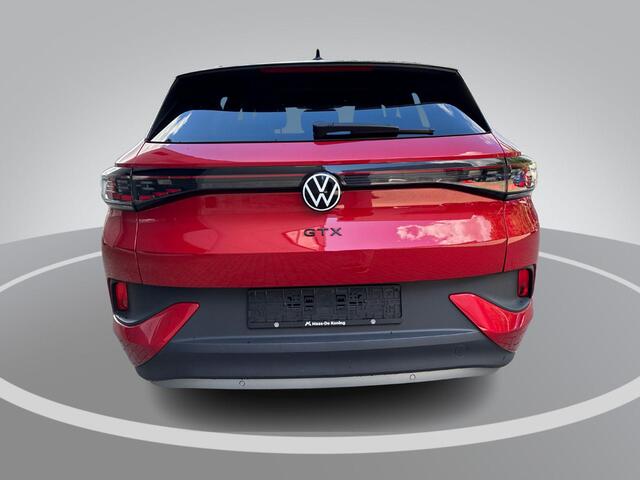 Volkswagen ID.4 GTX 299pk 4Motion 77 kWh · Panoramadak · 360 Camera · Dodehoeksensor ·Warmtepomp · Alarmklasse 3 · Stoel-& Stuurverwarming · 21'' Inch ·