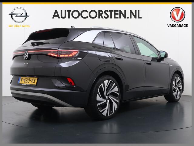 Volkswagen ID.4 Max 82kWh SOH 93% Warmtepomp Panoramdak Ergo Active+Memory Head-Up Display 360°Camera Stoel+Stuurverwarming Navi Ecc Pdc Apple Carplay/Android Auto Lmv 21" Keyless advanced display Matrix led Dodehoek detector Dealeronderhouden 1e Eigenaar Origineel Neder