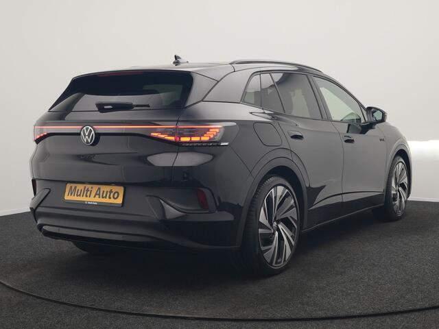 Volkswagen ID.4 GTX 4Motion 77 kWh 300pk Dealer O.H. | Trekhaak Af Fabriek | Panodak | Adaptive Cruise | IQ Light | Sportstoelen Verwarmd | Sfeerverlichting | Apple Carplay | Navigatie | DAB | 21".M | Virtual Cockpit |