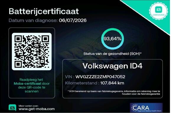 Volkswagen ID.4 SOH 93.6% Family 77 kWh Panoramadak Warmtepomp Adapt.Cruise Carplay