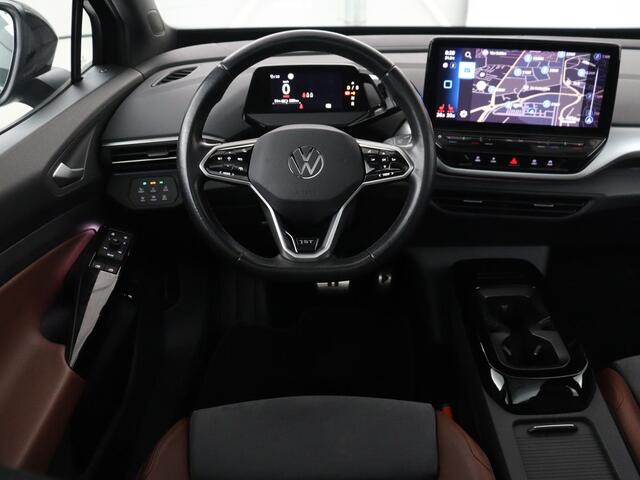 Volkswagen ID.4 First Max 77 kWh | SOH 91,9% | Panoramadak | Leder/alcantara | Memory | Stuur/stoel verwarming | Adaptive cruise | 360 camera | Dodehoek detectie | Carplay | Sfeerverlichting |