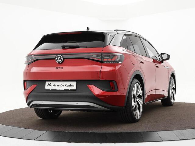Volkswagen ID.4 GTX 299pk 4Motion 77 kWh · Panoramadak · 360 Camera · Dodehoeksensor ·Warmtepomp · Alarmklasse 3 · Stoel-& Stuurverwarming · 21'' Inch ·