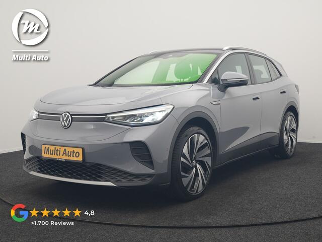Volkswagen ID.4 Pro 77 kWh 204pk Dealer O.H. | Adaptive Cruise | 360 Camera | Alcantara Sportstoelen & Stuur Verwarmd | Keyless | Blis | Sfeerverlichting | Apple Carplay | Navigatie | DAB | 21"L.M |