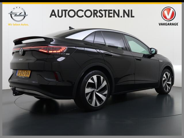 Volkswagen ID.5 Coupé Pro 82kWh 204PK Trekhaak SOH 94% Camera Adap.Cruise Assistentie+Comfort+Design+Stylepakket Navi Keyless Apple Carplay Android Auto Pdc Led-a-licht dynamisch Keyless advanced Matrix led-koplampen Lmv 20" Privacy Glas DAB 1.000KG Trekgewicht 1e Eigenaar