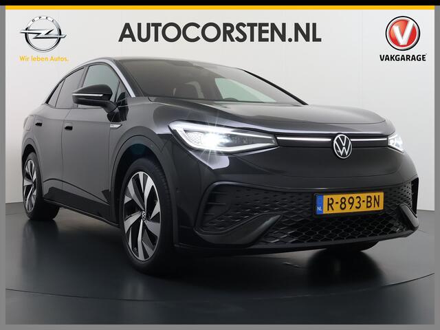 Volkswagen ID.5 Coupé Pro 82kWh 204PK Trekhaak SOH 94% Camera Adap.Cruise Assistentie+Comfort+Design+Stylepakket Navi Keyless Apple Carplay Android Auto Pdc Led-a-licht dynamisch Keyless advanced Matrix led-koplampen Lmv 20" Privacy Glas DAB 1.000KG Trekgewicht 1e Eigenaar
