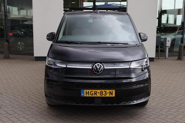 Volkswagen MULTIVAN 1.5 eHybrid L2 Bulli Edition 4Motion 245PK / 180kW DSG, 19" 'Halmstad' LMV, LED Matrix (IQ.Lights), keyless start & entry, elektromechanische stuurbekrachtiging, verwarmbaar stuurwiel, verwarmbare voor- en achterstoelen, verwarmbare en akoestische voorrui
