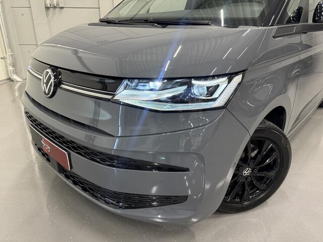 Volkswagen MULTIVAN 1.4 eHybrid EDITION 7p. PURE-GREY/PANO/EL.TREKHAAK/ACC/CAMERA/IQ-LIGHT/SFEER/CARPLAY/NAVI/EL.SCHUIFDEUREN/18"BLACK/PARK-ASSIST/UNIEKE AUTO, KLEUR PURE-GREY MET ZWART DAK/EDITION UITVOERING