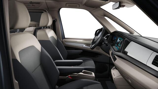 Volkswagen MULTIVAN Bedrijfswagens Economy Business L2 1.5 Ehybrid 180kW DSG 4 motion | Familie pakket | We connect We connect Plus | 17'' lichtmetalen velgen | wegklapbare trekhaak, met elektrische ontgrendeling |