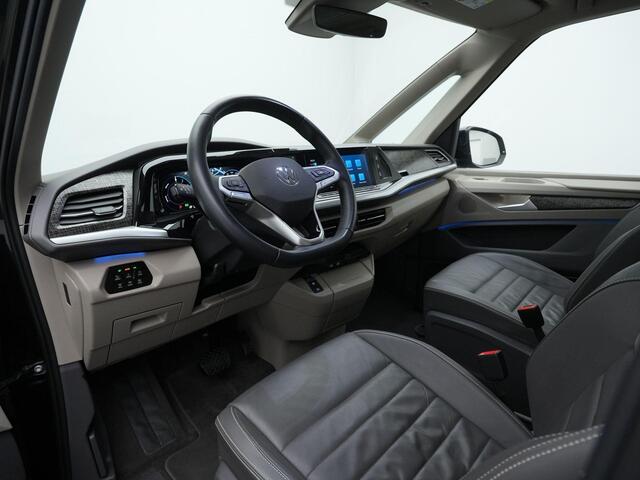 Volkswagen MULTIVAN 7-zits 1.4 eHybrid 218 pk DSG L1H1 | Panoramadak | Adaptief onderstel | Elektrische schuifdeuren | Harman/Kardon | IQ Light | Stuur/stoelverwarming
