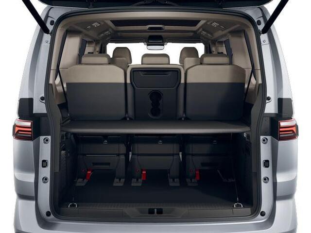 Volkswagen MULTIVAN Bedrijfswagens Bulli L2 1.5 eHybrid EU6 180 kW/245pk DSG 4Motion | Incl BTW/BPM | 7 zitplaatsen vis-a-vis | Trekhaak | Stoelverwarming | Verlaagd onderstel dynamisch | 19" Halmstad lichtmetaal | Wordt verwacht 2 maart |