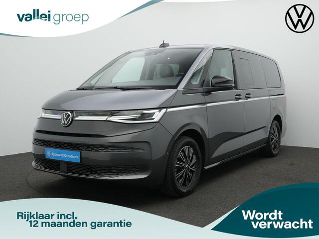 Volkswagen MULTIVAN 1.4 eHybrid 218 pk L2H1 Style | Panoramadak | Trekhaak | Elektrische schuifdeuren | IQ Light | Leder/alcantara | Achteruitrijcamera | Adaptive Cruise | Stoelverwarming | Navigatie