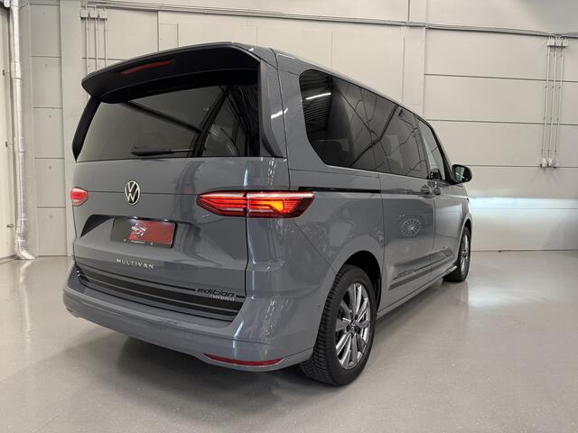 Volkswagen MULTIVAN 1.4 eHybrid EDITION 7p. PANO/LEER/MASSAGE+VENTILATIE/IQ-LIGHT/ELECTR.SCHUIFDEUREN/SFEER/CAMERA/18"/PURE-GREY/VOLLEDIG VW DEALER HISTORIE