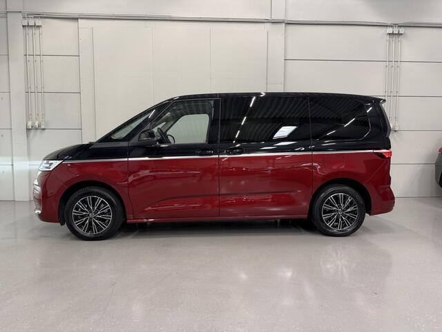 Volkswagen MULTIVAN 1.4 eHybrid Life 7p. PANO/TREKHAAK/H&K/EL.SCHUIFDEUREN/IQ-LIGHT/ACC/KEYLESS/CAMERA/17"BLACK/EL.A.KLEP/TWO-TONE FORTANA RED-DEEP BLACK/NET BEURT GEHAD BIJ VW DEALER