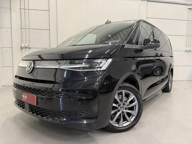 Volkswagen MULTIVAN 1.4 eHybrid L2 Energetic 7p. PANO/EL.SCHUIFDEUREN/IQ-LIGHT/ACC/KEYLESS/CAMERA/SFEER/STOEL+STUURVERW/MIDDENCONSOLE/EL.A.KLEP/PARK-ASSIST/18"/DEEP BLACK METALLIC/VOLLEDIG VW DEALER HISTORIE