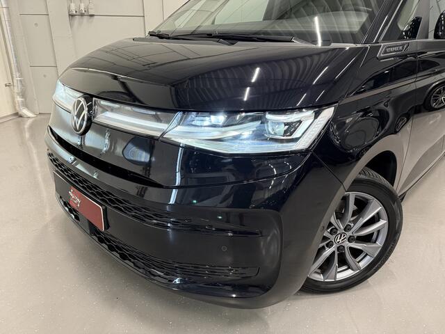 Volkswagen MULTIVAN 1.4 eHybrid L2 Energetic 7p. PANO/EL.SCHUIFDEUREN/IQ-LIGHT/ACC/KEYLESS/CAMERA/SFEER/STOEL+STUURVERW/MIDDENCONSOLE/EL.A.KLEP/PARK-ASSIST/18"/DEEP BLACK METALLIC/VOLLEDIG VW DEALER HISTORIE