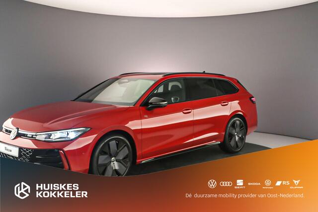 Volkswagen PASSAT Variant R-Line Business 1.5 eTSI 150pk DSG Automaat Panoramadak, Elektrische achterklep, Navigatie, Harman Kardon audio, Adaptive cruise control, Stuurwiel verwarmd