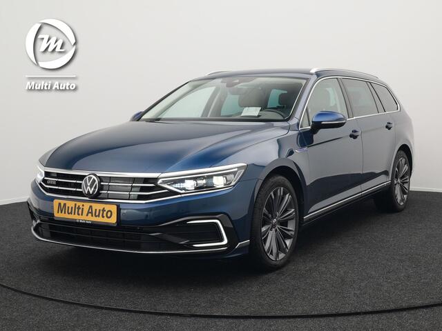 Volkswagen PASSAT Variant GTE Highline Plug In Hybrid 218pk PHEV | Trekhaak af Fabriek | Adaptive Cruise | Head Up | Lederen Sportstoelen Massage | Apple Carplay | 18"L.M | Navi Full Map |