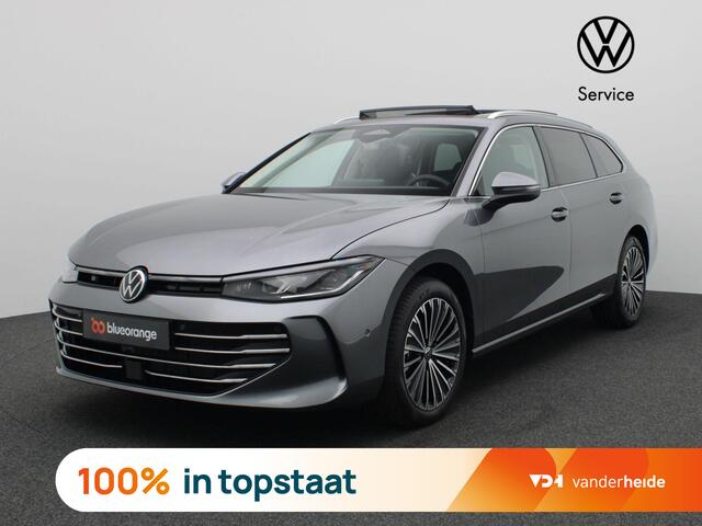 Volkswagen PASSAT Variant 1.5 eTSI Elegance Business 150PK DSG Pano-Schuifdak, Adaptieve Cruise Controle, Head-Up Display, Side Assist, Keyless, Elektr. Achterklep, Achteruitrijcamera, Stoel-Stuurverwarming, 18" LM Velgen