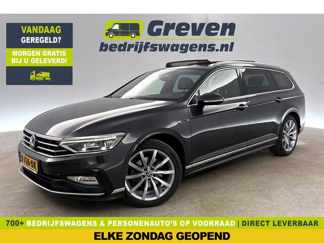 Volkswagen PASSAT 1.5 TSI 150PK R-Line DSG Pano LED Virtual Trekhaak ACC Camera Clima Carplay Leder Navi 18"LMV PDC