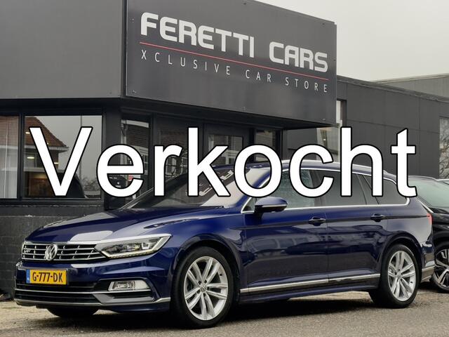 Volkswagen PASSAT Variant 2.0 TDI AUT7 3X R-LINE HIGHLINE 150PK PANODAK LEDER NAVI DIGI-DASH CARPLAY LED LMV PDC
