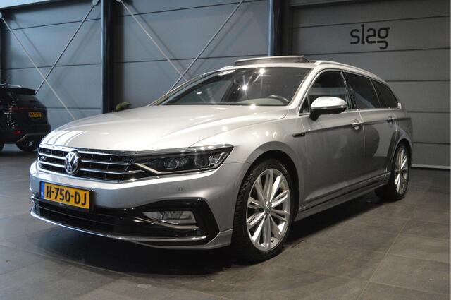 Volkswagen PASSAT Variant 1.5 TSI x R-LINE navi leer pano trekhaak keyless 19 inch !!