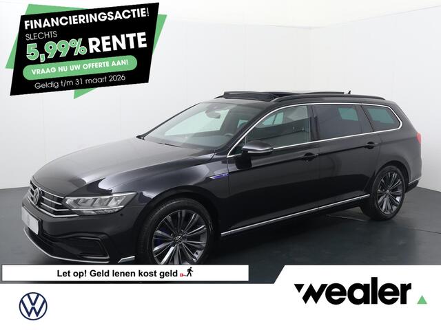 Volkswagen PASSAT Variant 1.4 TSI PHEV GTE Business | 218 PK | SoH 91% | Trekhaak | Panoramadak | Achterklep Easy Open | 360 graden camera (Area View) |