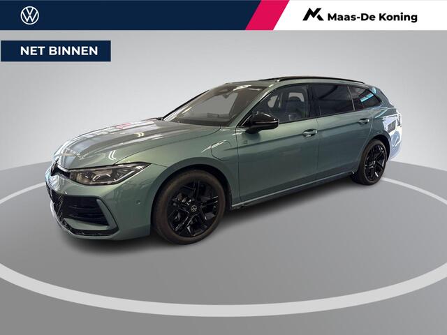 Volkswagen PASSAT Variant 1.5 eTSI 272pk DSG R-Line Edition · Panoramadak · Camera · Inklap. Trekhaak · Harman Kardon Sound · Head-Up Display · Massagefunctie · Garantie t/m 13-03-2030 of 100.000km