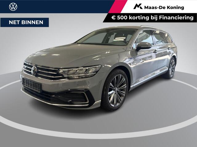 Volkswagen PASSAT 1.4 TSI eHybrid 218pk DSG GTE Business · Camera · Inklap. Trekhaak · Elek. Achterklep · Keyless · Stoelverwarming · ACC ·