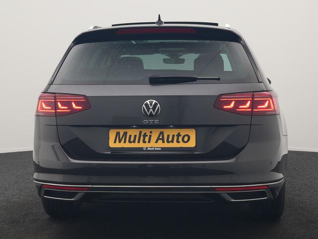 Volkswagen PASSAT 1.4 TSI GTE Business PHEV 218pk Dealer O.H. | Trekhaak Af Fabriek | Panodak | Adaptive Cruise | Camera | IQ Light | Alcantara Sportstoelen Massage & Verwarmd | Stuur Verwarmd | Keyless | Blis | Sfeerverlichting | Apple Carplay | DAB | Plug In Hybrid |