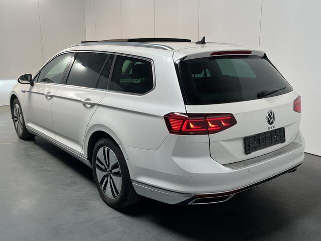 Volkswagen PASSAT Variant 1.4 TSI PHEV GTE Business / AUTOMAAT/ PANO/ TREKHAAK/ STANDKACHEL/ 360 CAMERA/ MEMORY SEATS/ ERGO COMFORT/ DODE HOEK/ IQ. LIGHT/ TRAVEL ASSIST/ STOELVERWARM./ KEYLESS/ APP CONNECT/ ADAPT. CRUISE/ 17" LMV