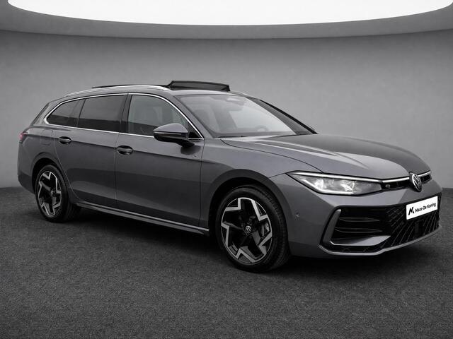 Volkswagen PASSAT Variant 1.5eHybrid 200kW/272PK R-Line · Panoramadak · Trekhaak · 360°Camera + Parkeersensoren · Garantie t/m 11-11-2030 of 100000km.