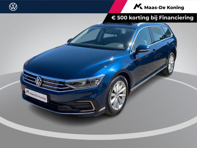 Volkswagen PASSAT Variant 1.4TSIeHybrid 160kW/218PK GTE Business · Panoramadak · Navigatie · Camera + Parkeersensoren · Apple/Android Car Play