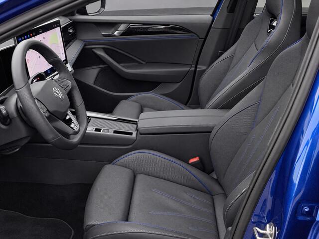 Volkswagen PASSAT Variant 1.5eTSI 200kW/272PK R-Line Black Style · Panoramadak · Leder · Trekhaak · 360°Camera · Harman Kardon Audio · Hemelbekleding velours · Garantie t/m 08-12-2030 of 100000km
