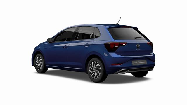 Volkswagen POLO 1.0 TSI 95 5MT Life Edition Zijruiten achter en achterruit getint, 65% lichtabsorberend | 'App-Connect' smartphone integratie | Parkeersensoren achter (Park Distance Control) | Airconditioning automatisch (Climatronic), 2-zone
