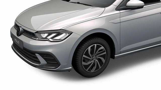 Volkswagen POLO 1.0 TSI 95 5MT Life Edition Zijruiten achter en achterruit getint, 65% lichtabsorberend | 'App-Connect' smartphone integratie | Parkeersensoren achter (Park Distance Control) | Airconditioning automatisch (Climatronic), 2-zone