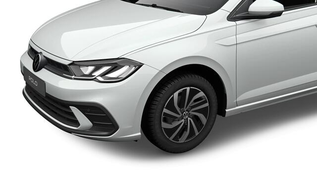 Volkswagen POLO 1.0 TSI 95 5MT Life Edition Zijruiten achter en achterruit getint, 65% lichtabsorberend | 'App-Connect' smartphone integratie | Parkeersensoren achter (Park Distance Control) | Airconditioning automatisch (Climatronic), 2-zone