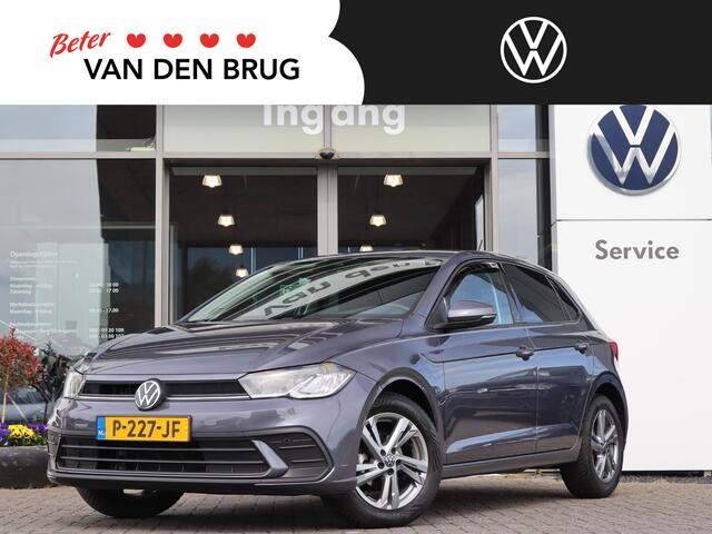 Volkswagen POLO 1.0 TSI 95 pk Life | Navigatie via App Connect | LED | PDC | Adaptive Cruise | 16'' LM | Airco | Fabrieksgarantie tot 25-03-2026 of 100.000Km |