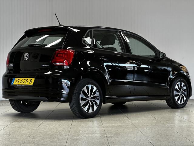 Volkswagen POLO 1.0 TSI BlueMotion/ 5-Drs/ Apple + Android/ Navi/ Airco/ Cruise/ Elek. pakket/ Isofix/ Bluetooth/ Armsteun/ LEDER. Stuur/ 15'' LMV Mistl./ Dagrijverl.
