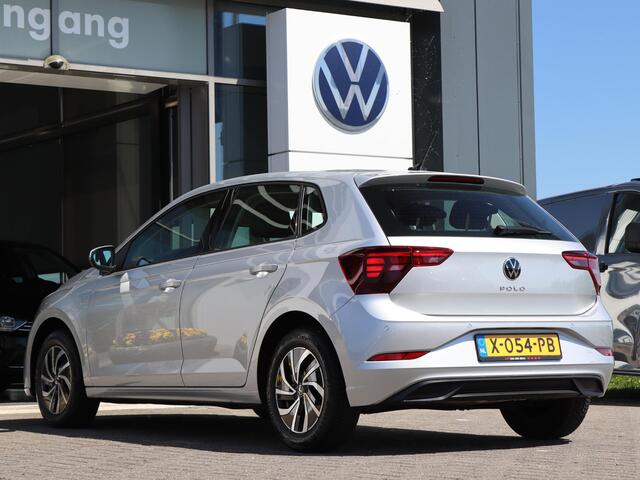 Volkswagen POLO 1.0 TSI 95 pk Life | Navigatie | App Connect | PDC | Travel Assist | LED | 15'' Essex | All Season | Fabrieksgarantie tot 10-01-2028 of 100.000km |
