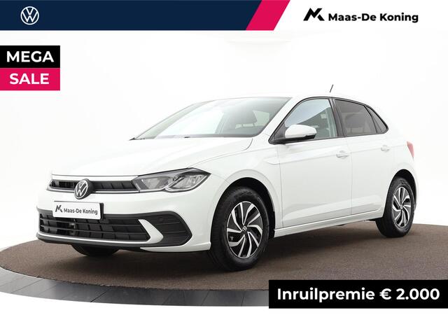 Volkswagen POLO Life Edition 1.0 TSI 95 pk 7 versn. DSG · achteruitrijcamera · Prijs INCL 2.000 inruilbonus · MEGA SALE