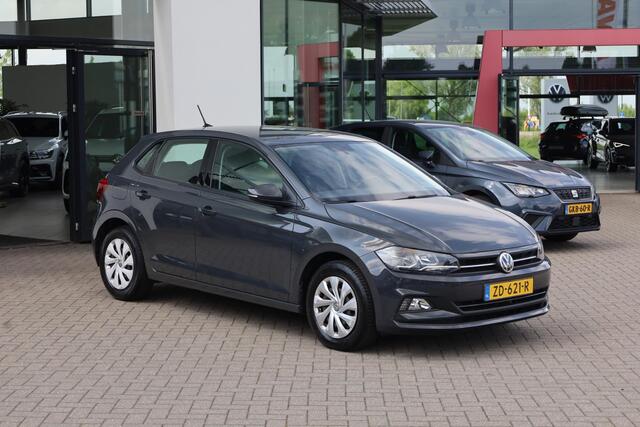 Volkswagen POLO 1.0 TSI Comfortline Business 95PK / 70kW, NL auto 1e eigenaar door ons geleverd en onderhouden, navigatie, adaptieve cruise control (acc), multifunctioneel lederen stuurwiel, Apple Carplay / Android Auto, mistlampen voor, elektrisch verstel- en verwarmbar