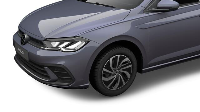 Volkswagen POLO 1.0 TSI 95 5MT Life Edition | 'App-Connect' smartphone integratie | Buitenspiegels elektrisch instel- verwarm- en inklapbaar | Parkeersensoren achter (Park Distance Control)